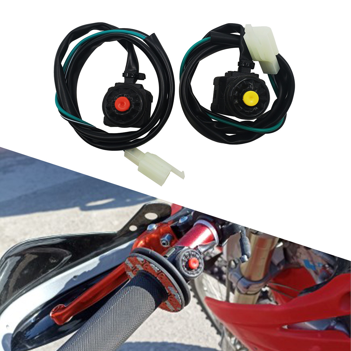 Motorcycle Starter Motor - Motorcycle 22mm Handlebar Ignition Kill Switch